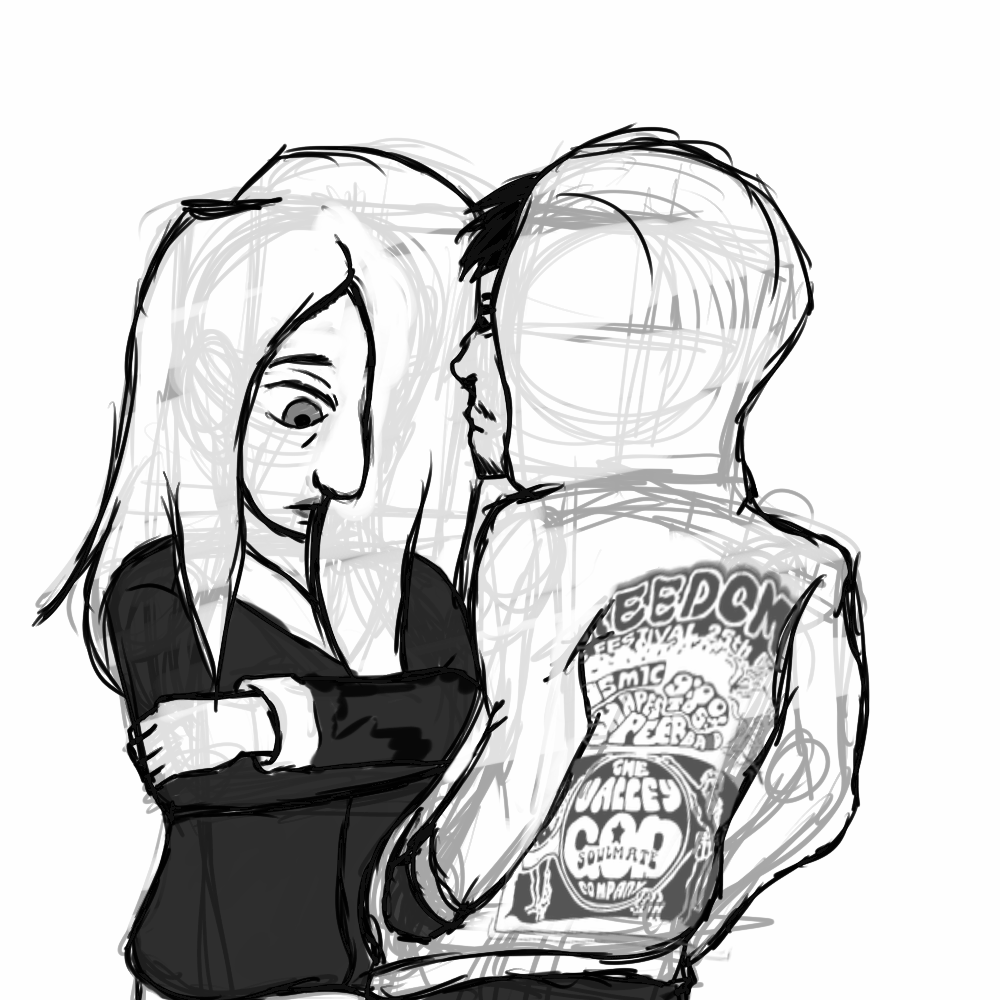 Simon show's CJ's widow's peak